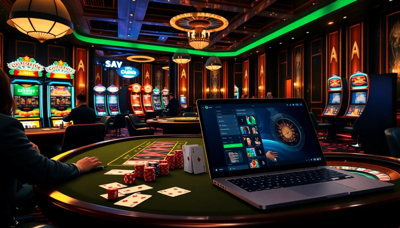 Joueurs engagés dans des jeux palpitants comme le poker et la roulette au casino en ligne Français 2026.