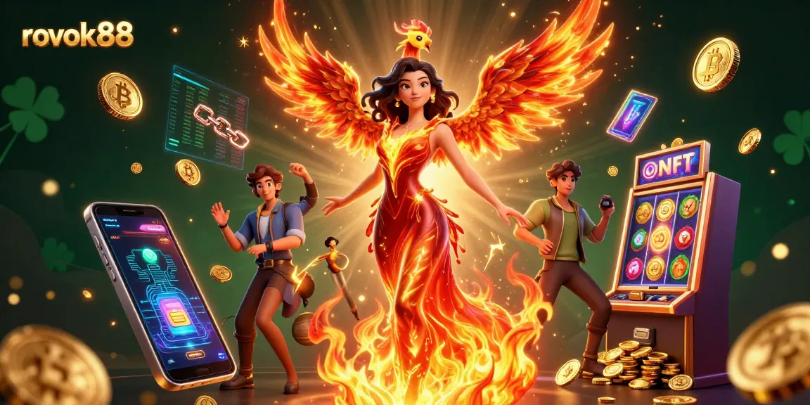 Experience thrilling winning moments at ROKOK88 with dazzling slot machines and immersive casino elements.