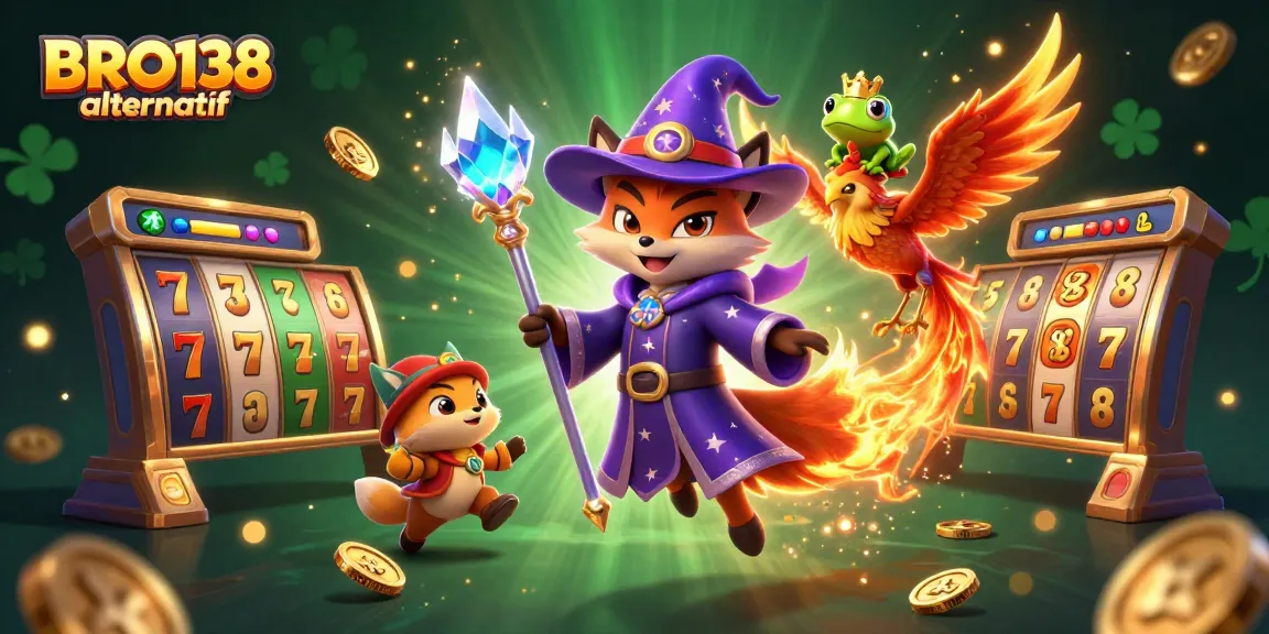 Experience the thrill of BRO138 alternatif with captivating 3D characters and dynamic casino elements.