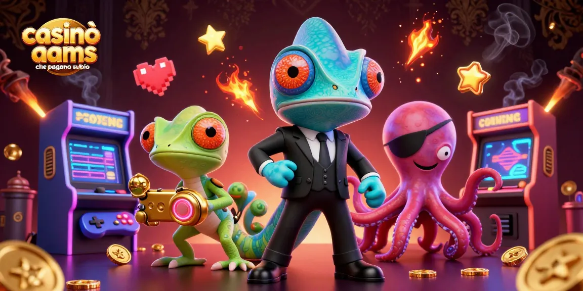 Casinò non AAMS che pagano subito: agenti segreti e giochi d'azzardo in un'illustrazione vivace