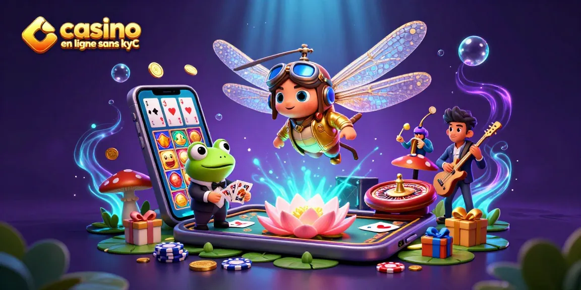 Jouez dans un casino en ligne sans KYC avec une ambiance magique et des croupiers animés.