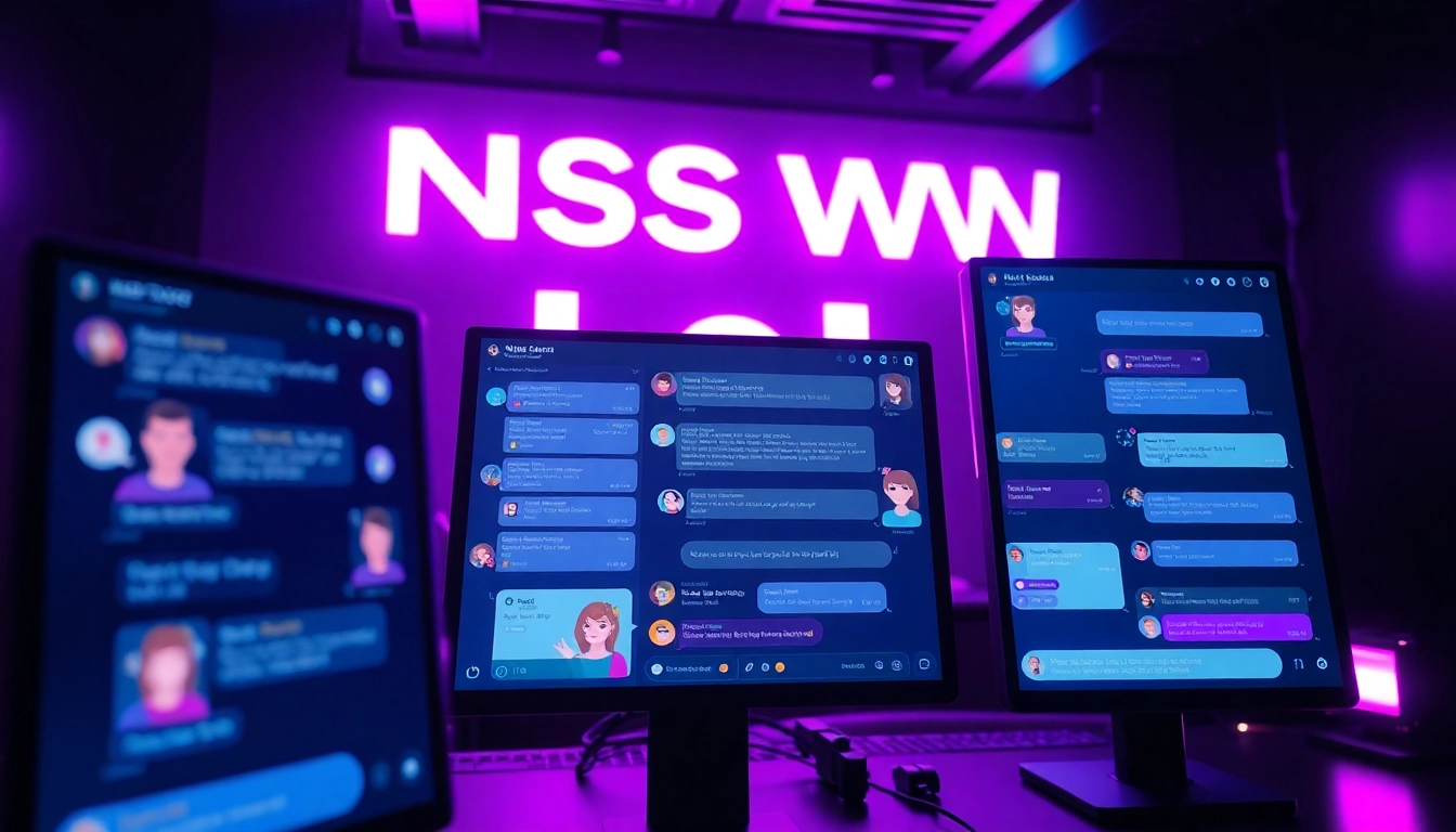 Engaging chat interface showcasing free nsfw ai characters and vibrant conversations.
