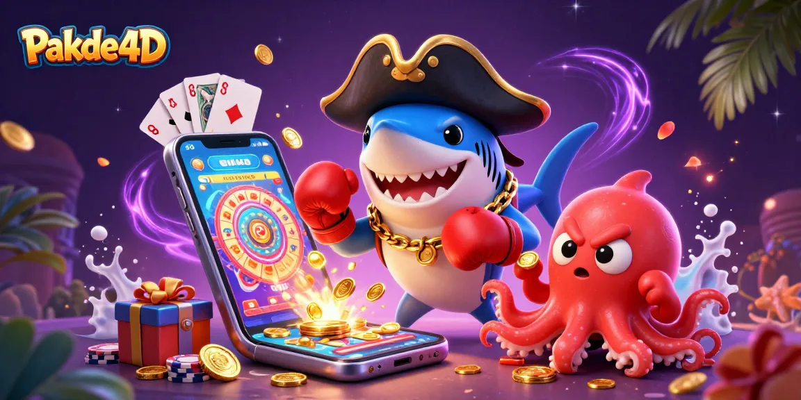 Engage with Pakde4D's exciting lottery games featuring vibrant characters and dynamic elements.