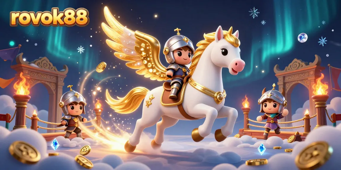 Engage in thrilling action with rokok88's dynamic celestial casino illustration featuring golden elements and vibrant characters.