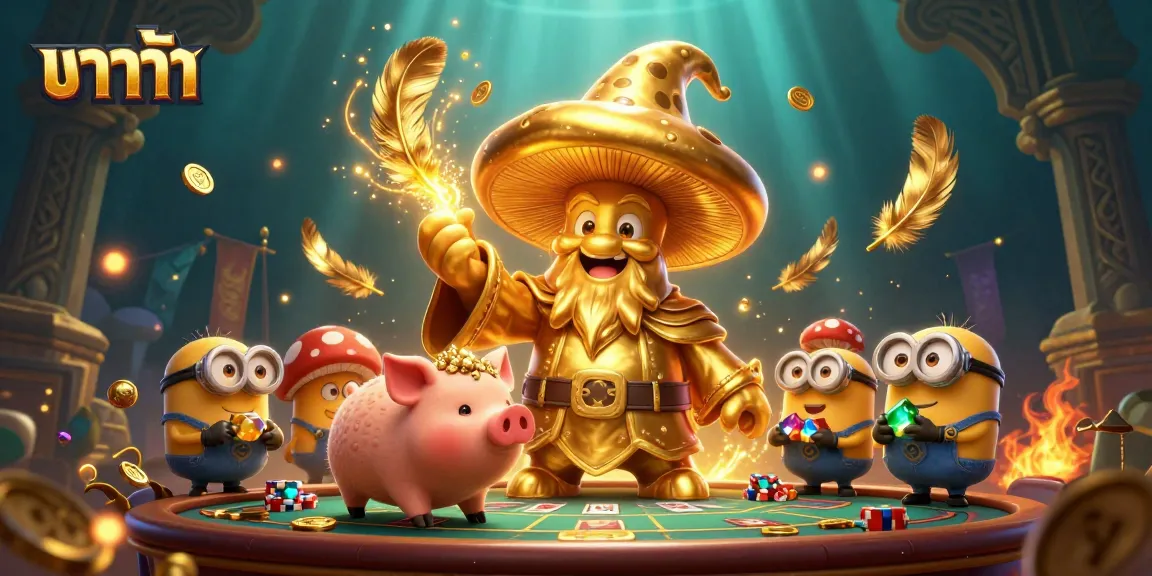 Engage in baccarat with strategic plays using magical tactics and a vibrant casino atmosphere