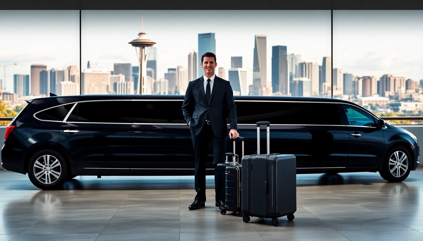 Choosing a premium seattle to vancouver limo service features a sleek vehicle and professional chauffeur.