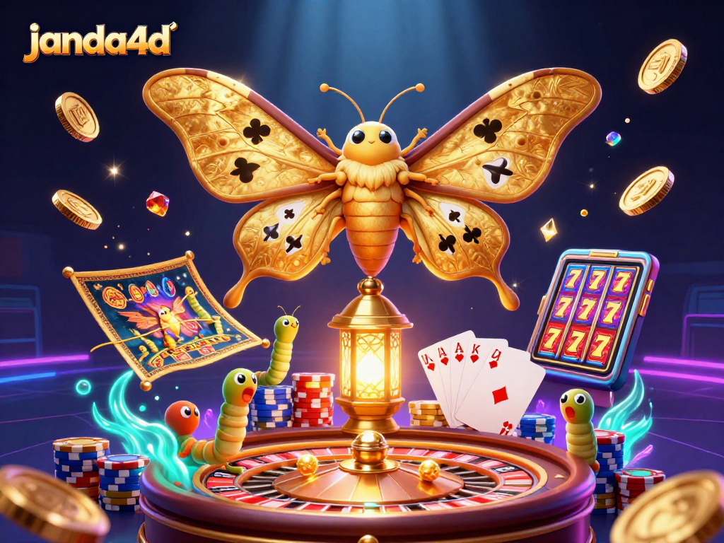 janda4d dengan keindahan digital 3D menampilkan elemen kasino dan taruhan yang memukau