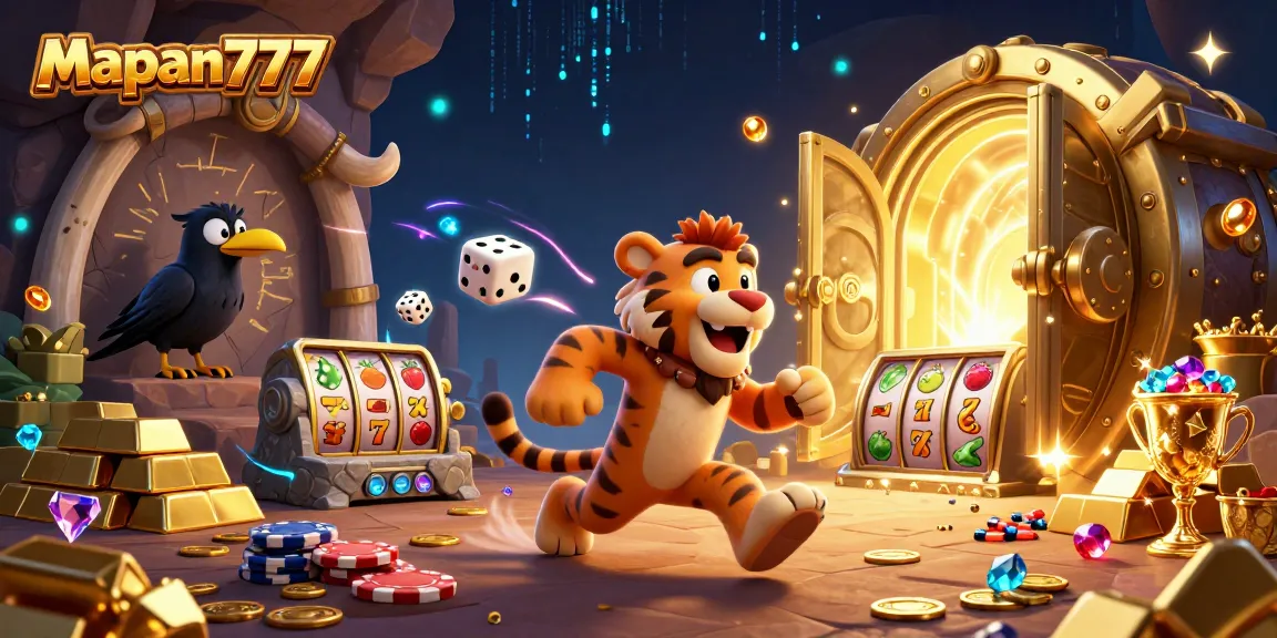 Spin and win at Mapan777's dynamic prehistoric casino featuring rich treasures and action-packed gaming.