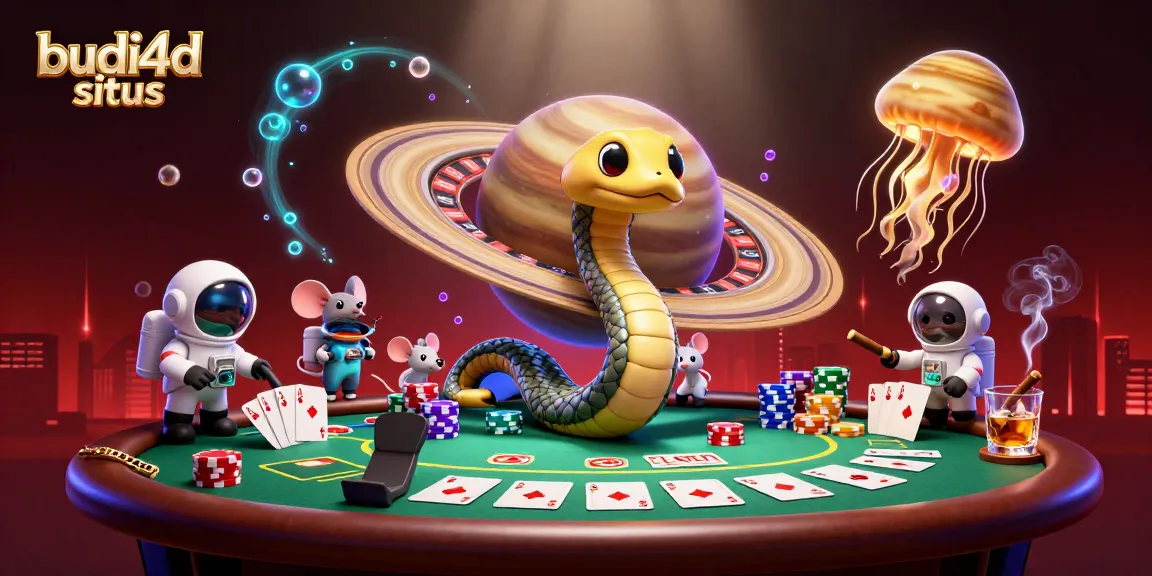 Experience thrilling bets with budi4d situs in an engaging cosmic casino atmosphere.