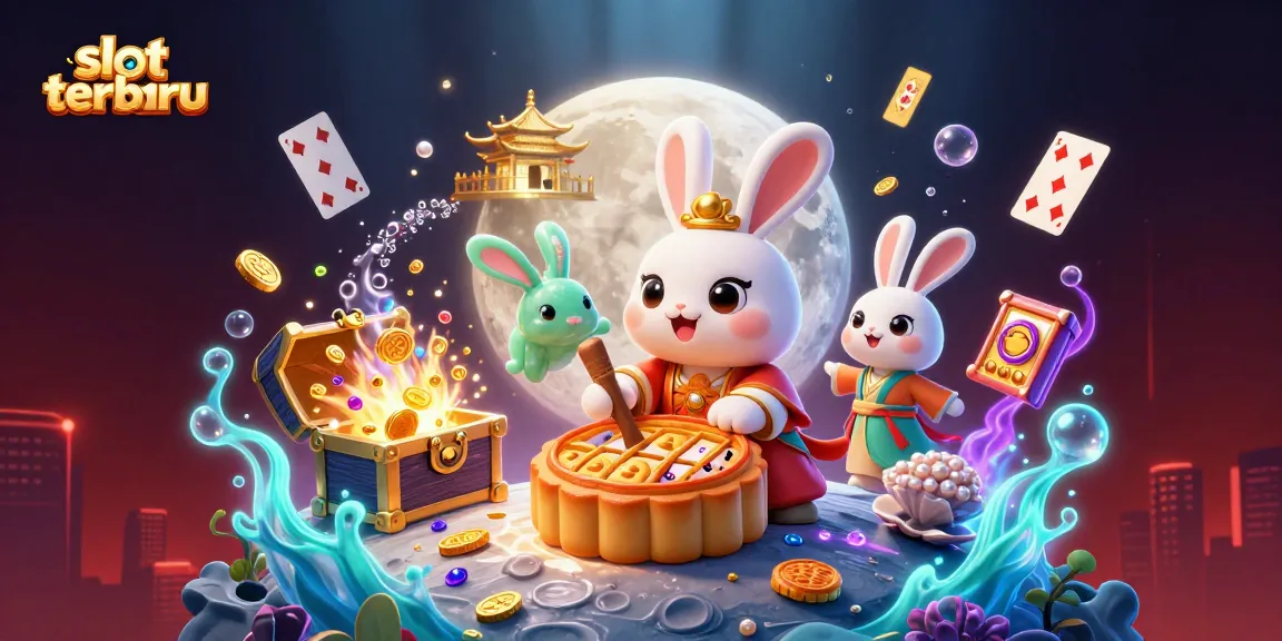 Engage with slot terbaru in this vibrant casino-themed scene featuring playful characters and gaming elements.