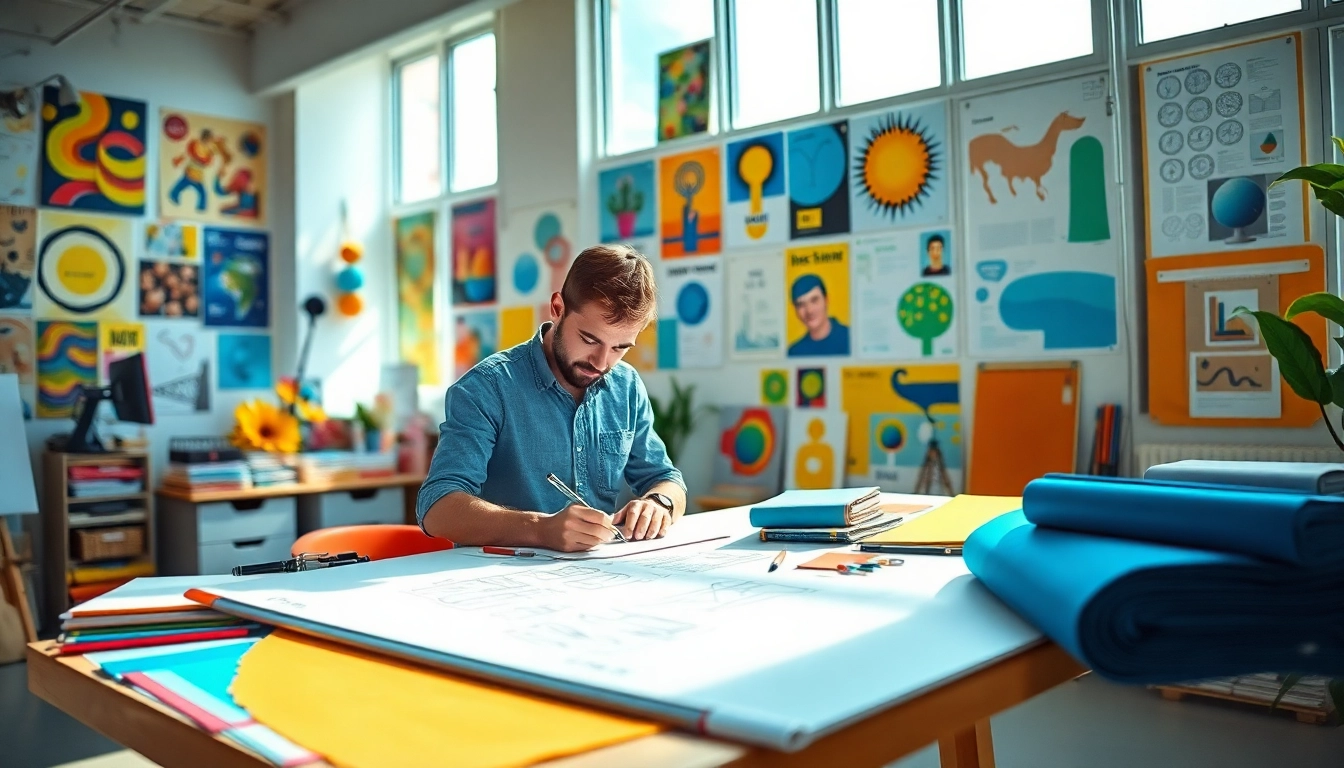 Professional designer at work showcasing creativity at https://bestdesignersintheworld.com/ in an inspiring studio setting.