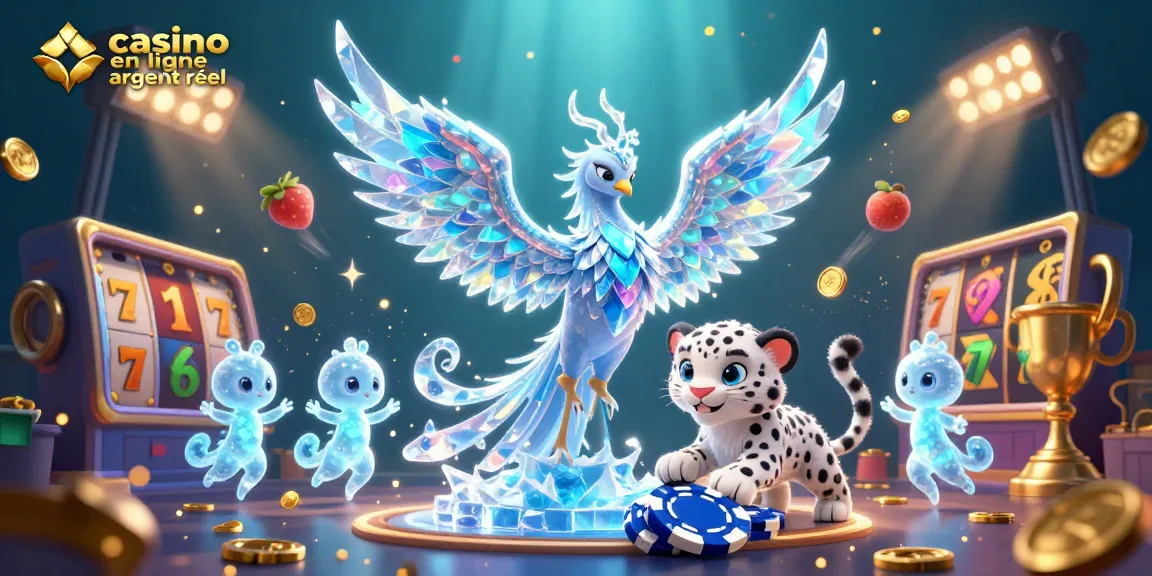 Découvrez les gains avec des jeux de casino en ligne argent réel et des personnages captivants dans une scène dynamique.