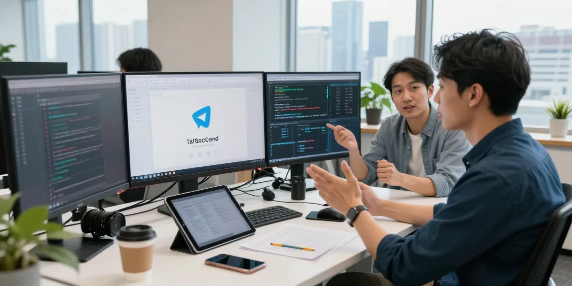 Explore alternative options for telegram中文版下载 with tech-savvy professionals collaborating in a modern office.