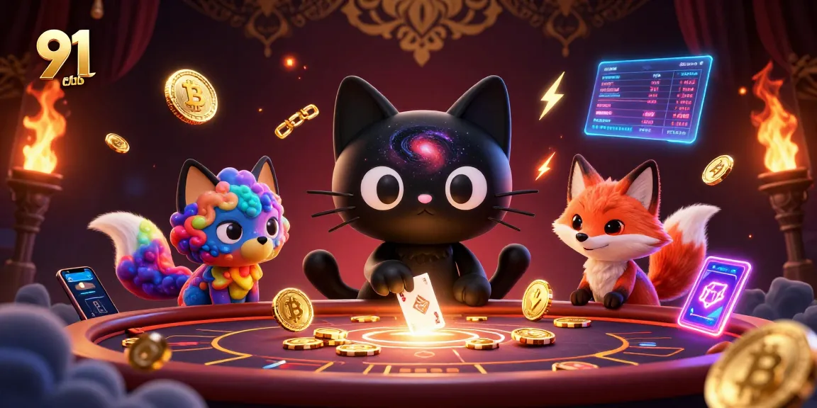 Engage in thrilling gaming adventures at 91 club with vivid visuals and dynamic casino elements.