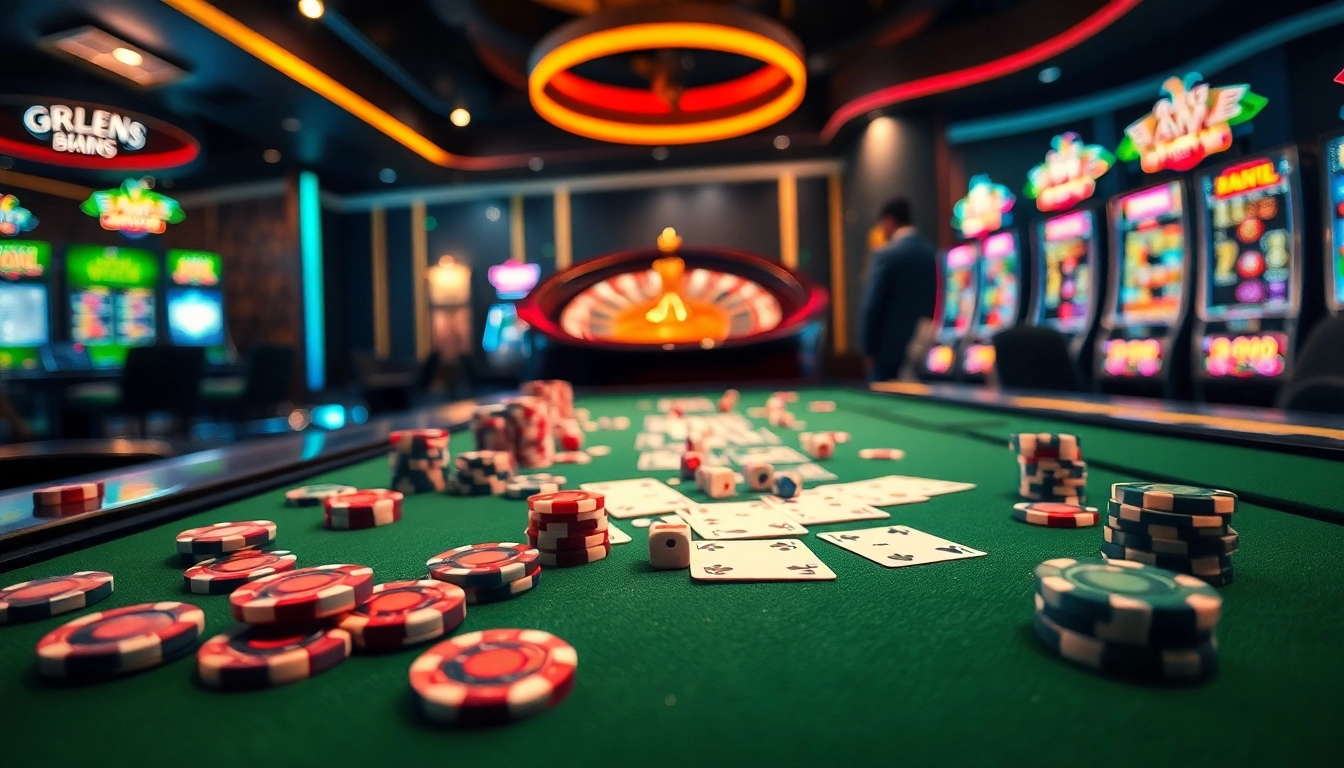 Vivez un gameplay captivant au casino en ligne Français 2026 avec des jetons de poker vibrants et une roue de roulette passionnante.