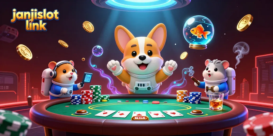 Experience thrilling gaming environments with janjislot link's dynamic casino illustration.
