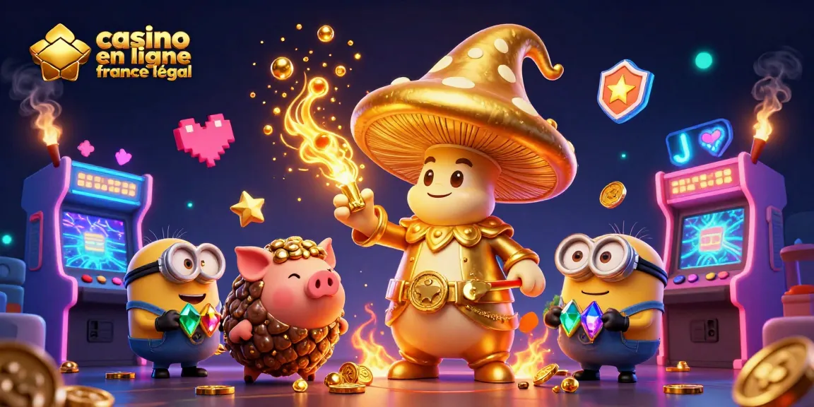 Des jeux de casino en ligne France légal : le magicien de champignon doré et ses alliés transforment l'or.