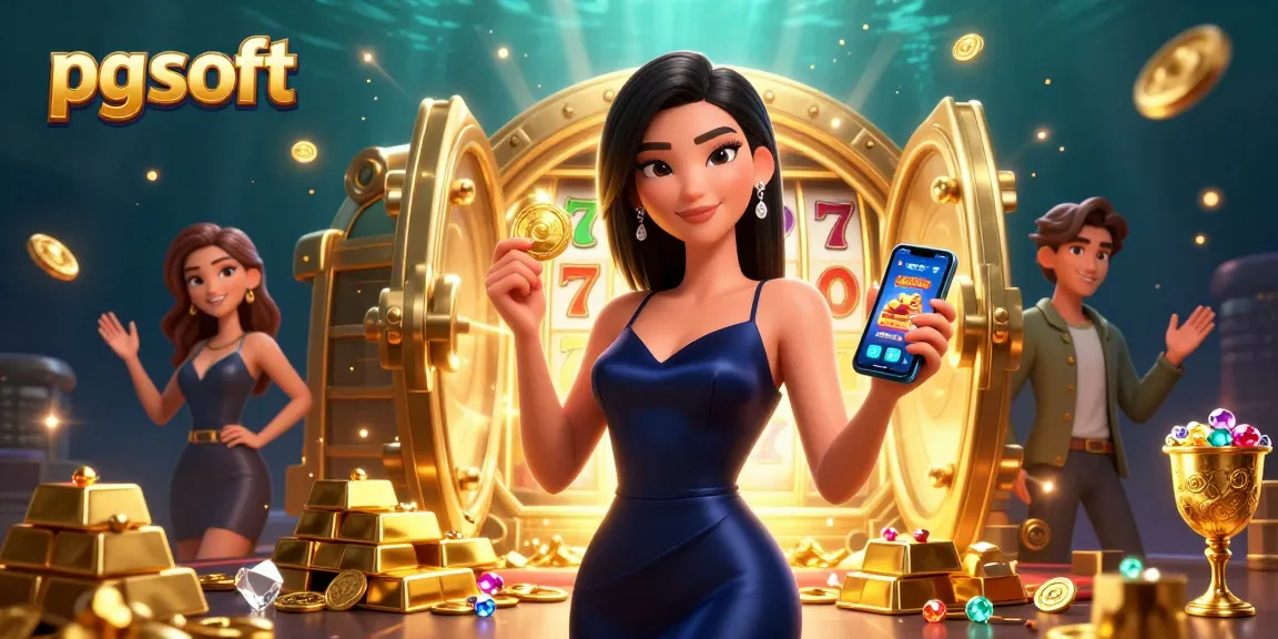 Experience thrilling slots with pg soft's captivating gaming world in this rich casino scene.