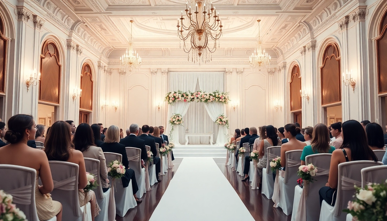 Experience the aesthetic charm of a Wedding Event Space Jacksonville featuring elegant floral decor.