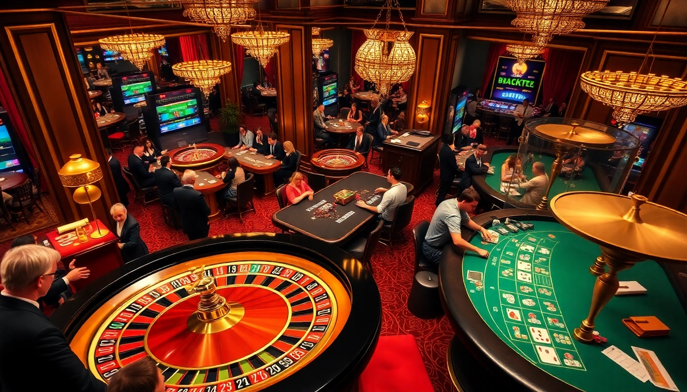 Vivez l'excitation du casino en ligne Français 2026 avec des tables de jeu vibrantes et une ambiance luxueuse.