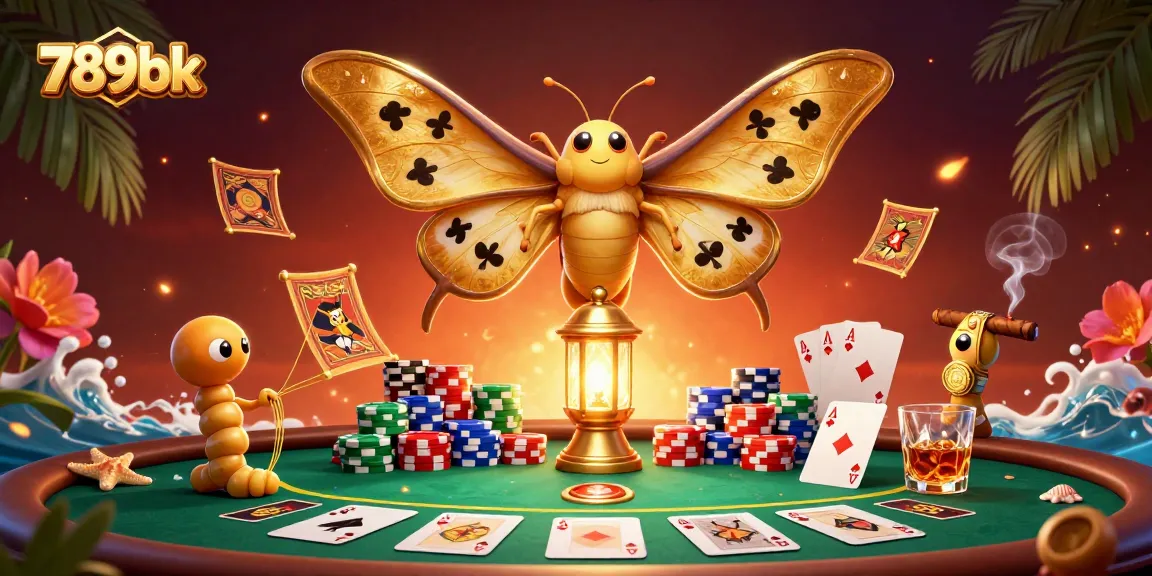 Engage in thrilling gameplay with 789bk’s colorful poker scene featuring vibrant casino elements.