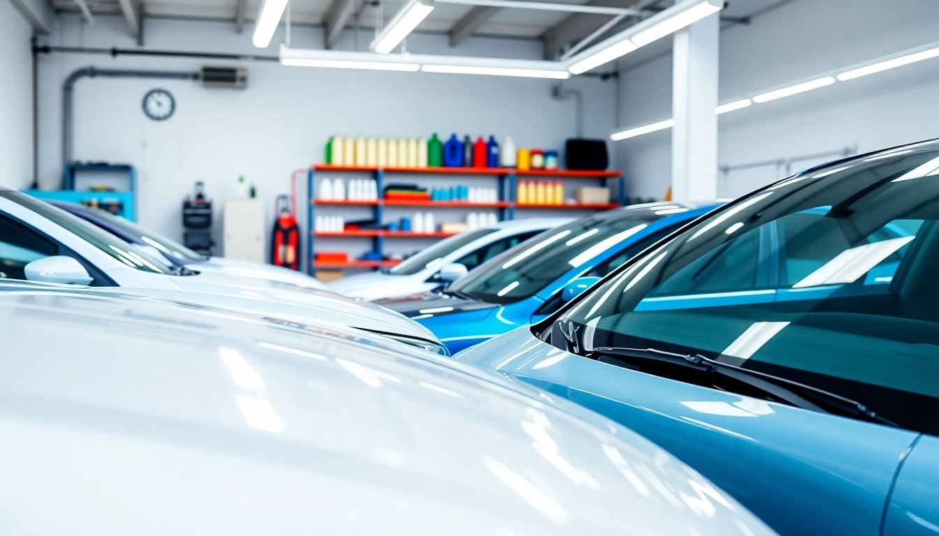 Enhancing vehicles with the best car detailing Chattanooga TN service in a modern workshop setting.