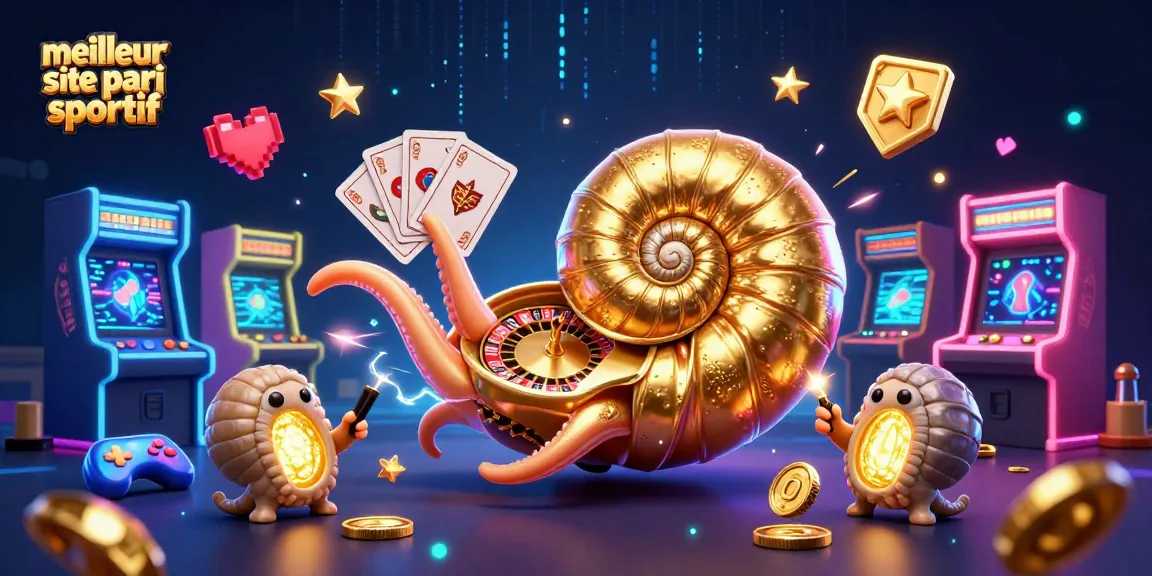 Meilleur site de pari sportif avec un nautilus 3D en roulette et des effets lumineux