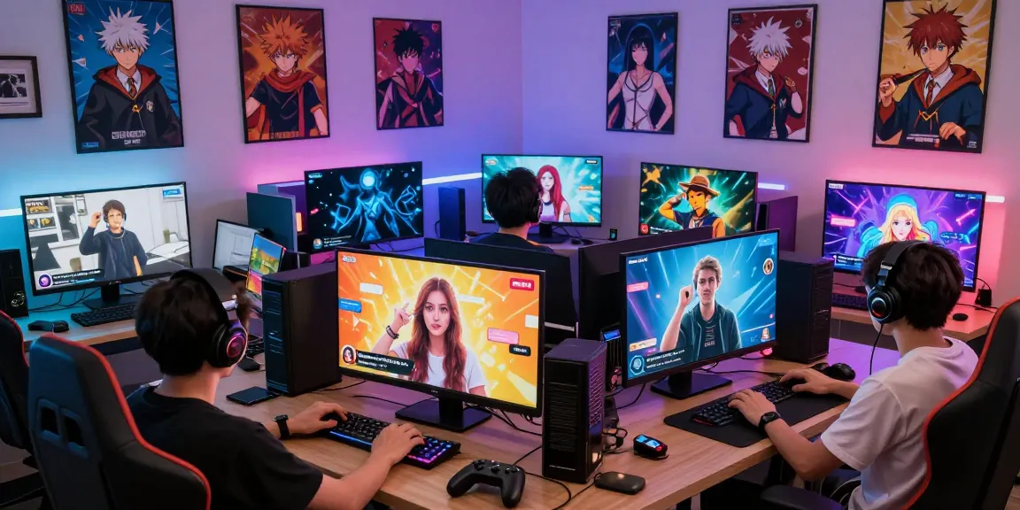 Players immersed in the dynamic world of Status game, creating unique personas and interacting with fandom characters.
