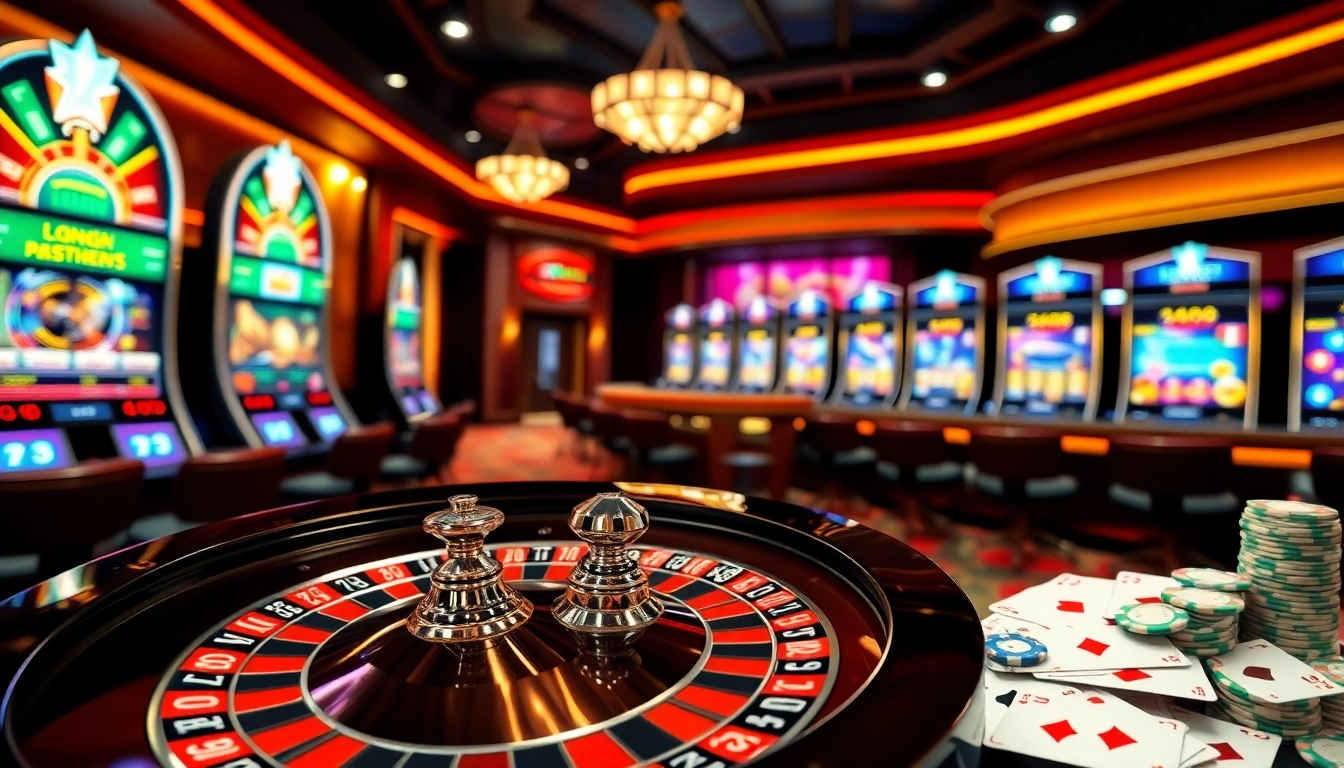 Profitez de l'excitation du casino en ligne Français 2026 avec une atmosphère de jeu palpitante.