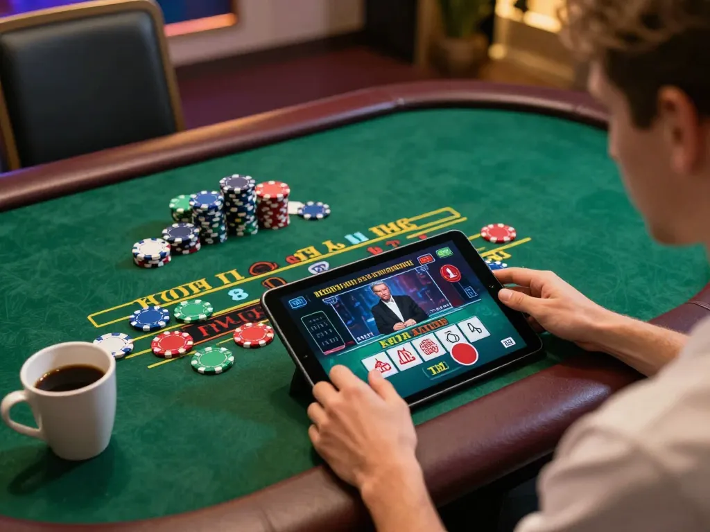 Experience thrilling gameplay with vip99win in an engaging live dealer casino game setup.