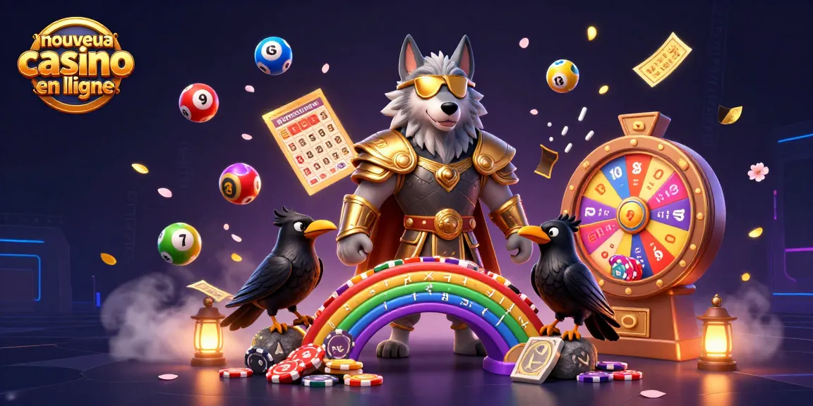 Découvrez le nouveau casino en ligne avec des éléments de jeu énergétiques et colorés.