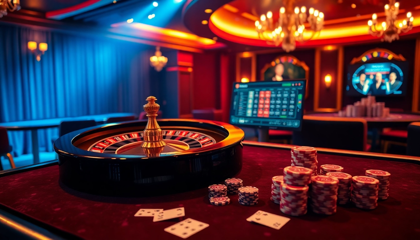 Vivez l'excitation avec le casino en ligne argent réel France, avec des éléments de roulette et de poker vibrants.
