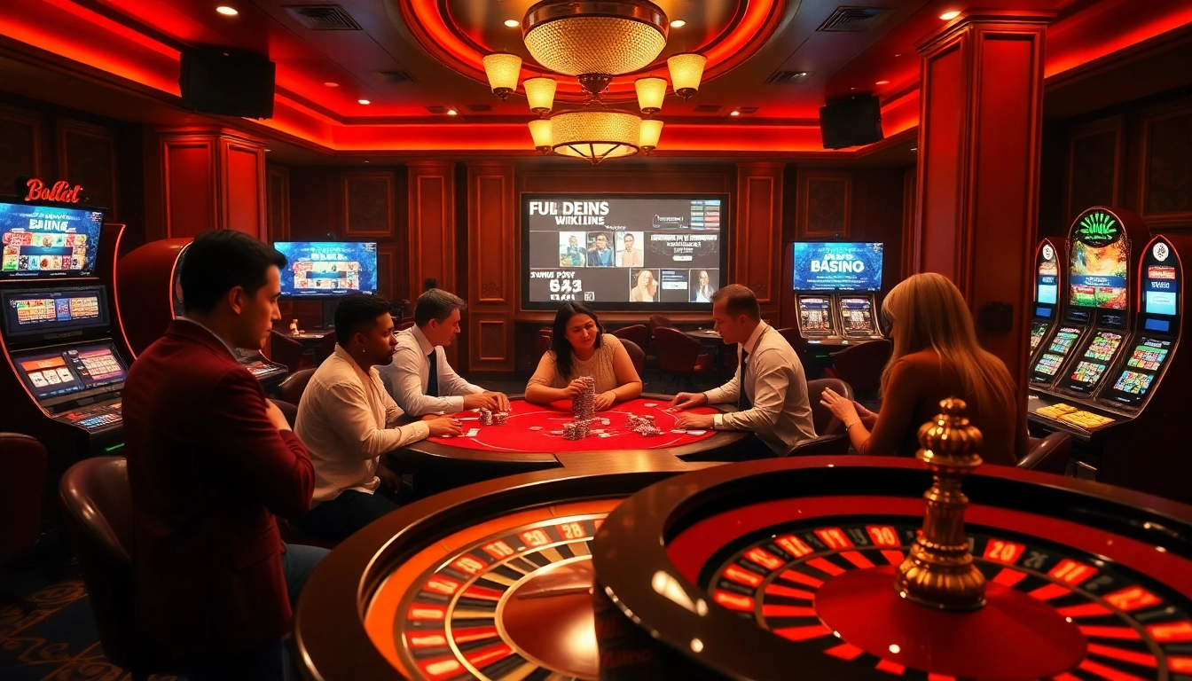 Engaging roulette table showcasing hidden wiki links among lively casino excitement.