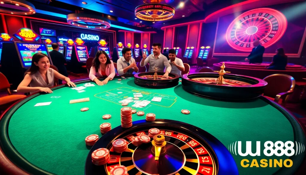 Play poker and win big at UU88 Casino with thrilling live gaming experiences.