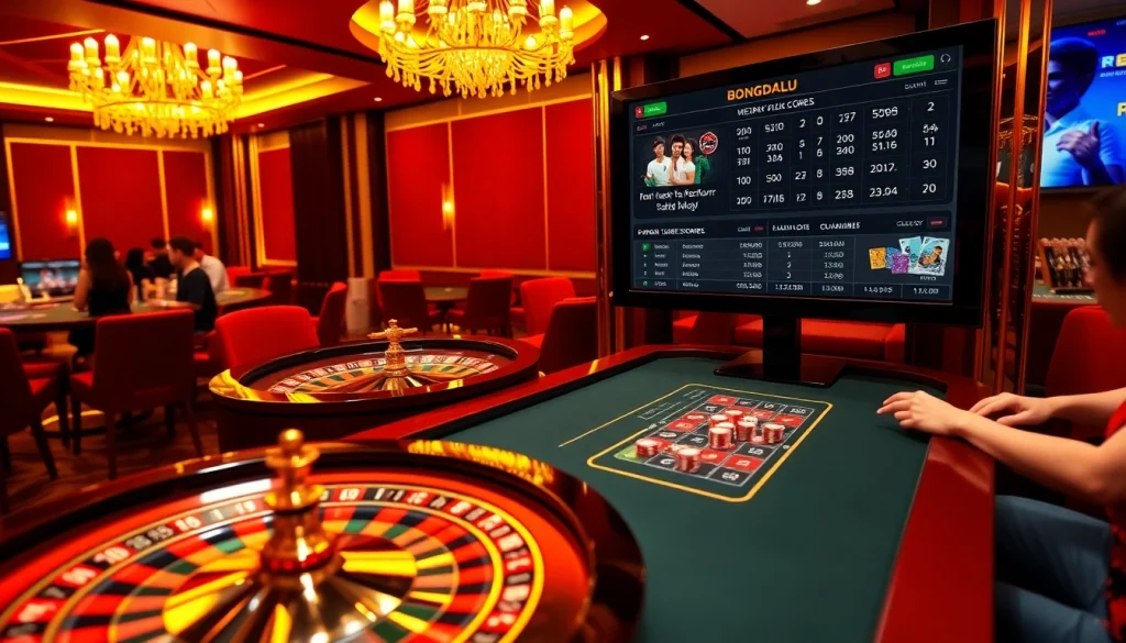 Bongdalu live betting interface displaying exciting casino games and odds.