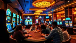 Experience the excitement of an online casino in Georgia with diverse gaming options and a vibrant atmosphere.