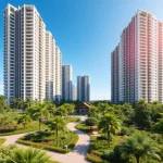 Showcasing the luxurious Tampines ec with modern design and lush landscape features.
