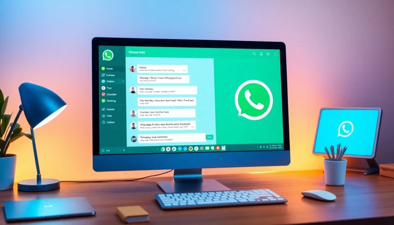 在快连官网上体验 WhatsApp Web 的无缝通信，展示消息发送、语音备忘和位置共享。