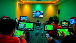 Trải nghiệm Saowin 50 Win trong không khí chơi game trực tuyến đầy hứng khởi.