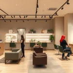 Hair salon San Diego with stylists providing vibrant hair services in a welcoming environment.