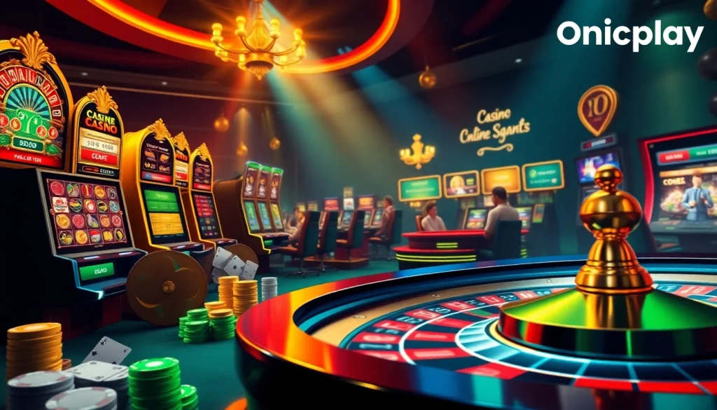 Experience thrilling gaming with Onicplay's engaging slot machines and poker tables.