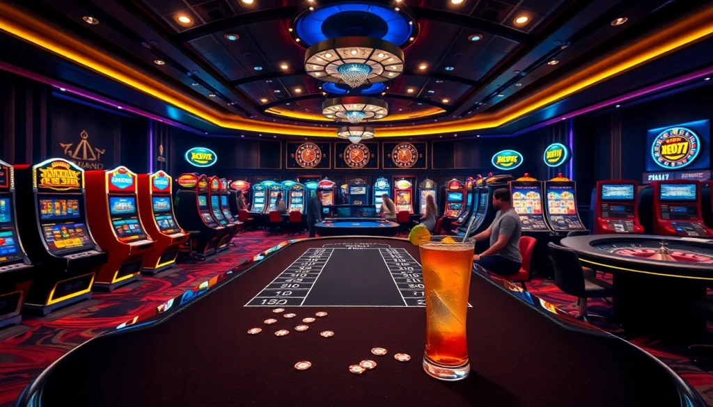 Người chơi đầy phấn khích tham gia các trò chơi tại CG79 Casino, nổi bật sự sang trọng và nhịp độ sôi động.