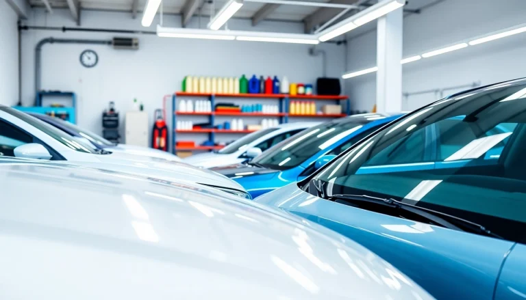 Enhancing vehicles with the best car detailing Chattanooga TN service in a modern workshop setting.