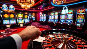 Engaging casino scene highlighting strategic play at a table, featuring connections to hidden wiki official.