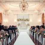 Experience the aesthetic charm of a Wedding Event Space Jacksonville featuring elegant floral decor.